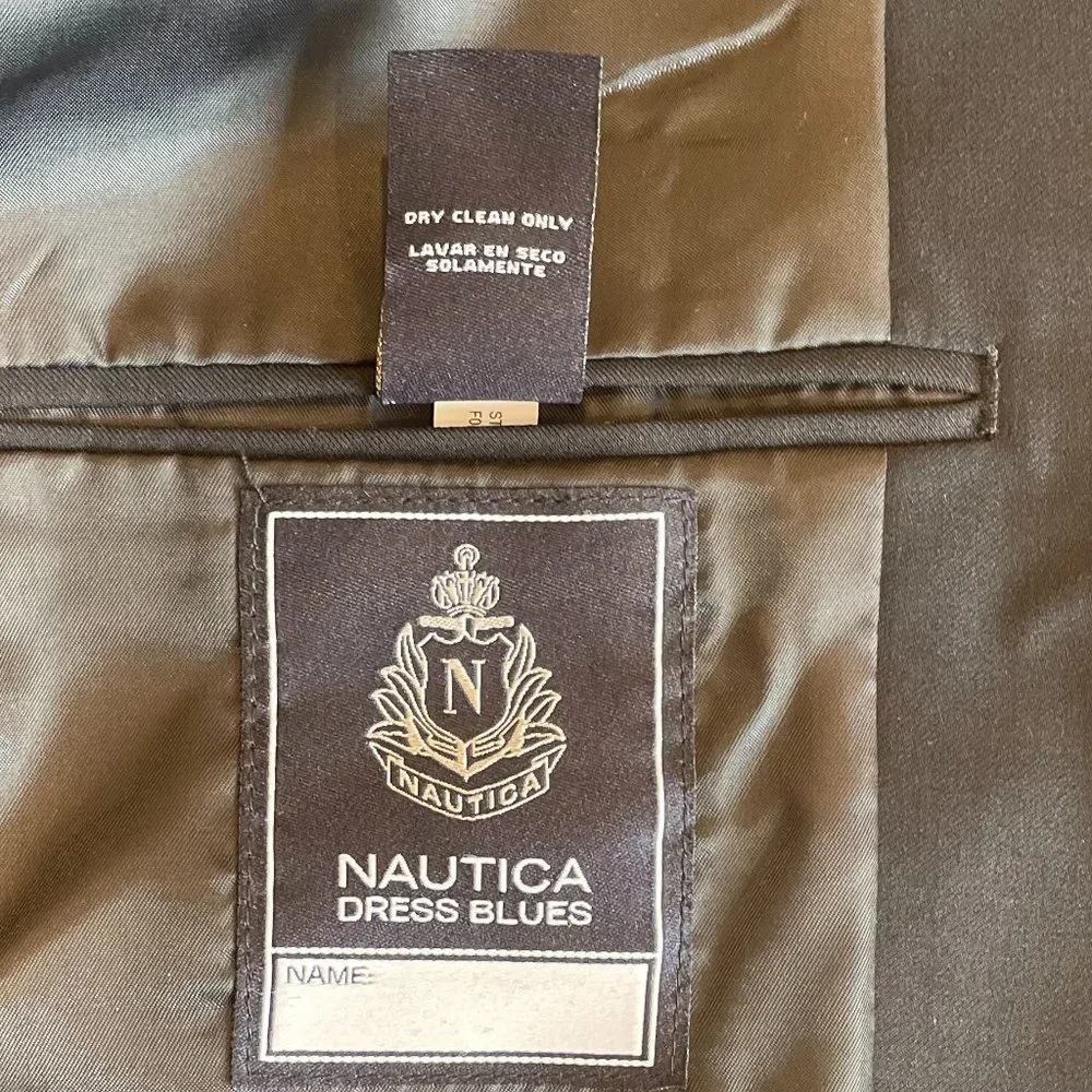 Nautica Boys Navy Blazer with Gold Buttons